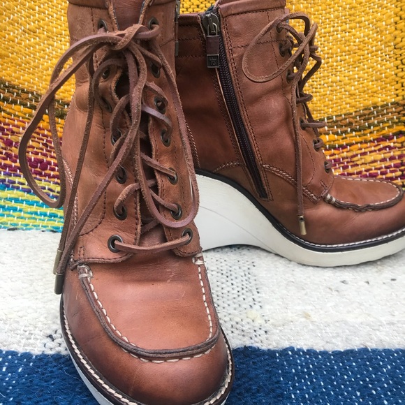 Alberto Fermani Shoes - Alberto Fermani Brown wedge Boots 👢 7.5